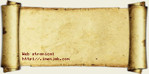 Dijana Pavin vizit kartica